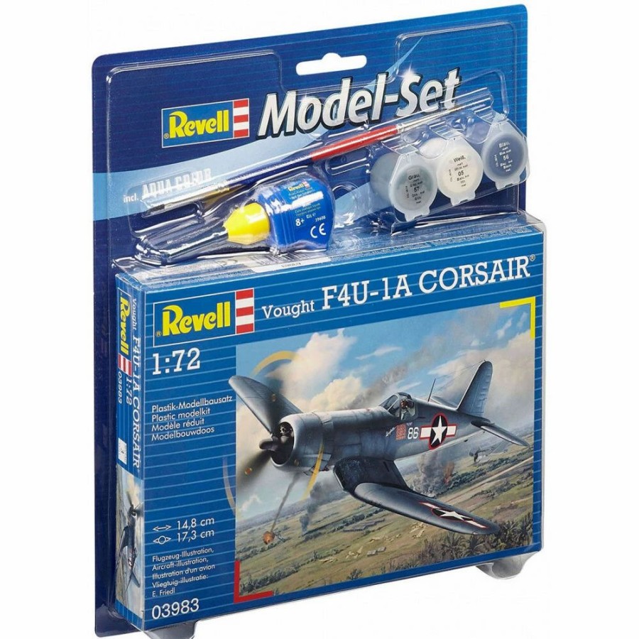 Plastic Aircraft Models * | Revell 1/72 Model Set Vought F4U-1D Corsair 63983 Plastic Model Kit