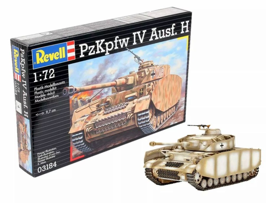 Plastic Military Land Kits * | Revell 1/72 Pzkpfw Iv Ausf.H 03184 Plastic Model Kit