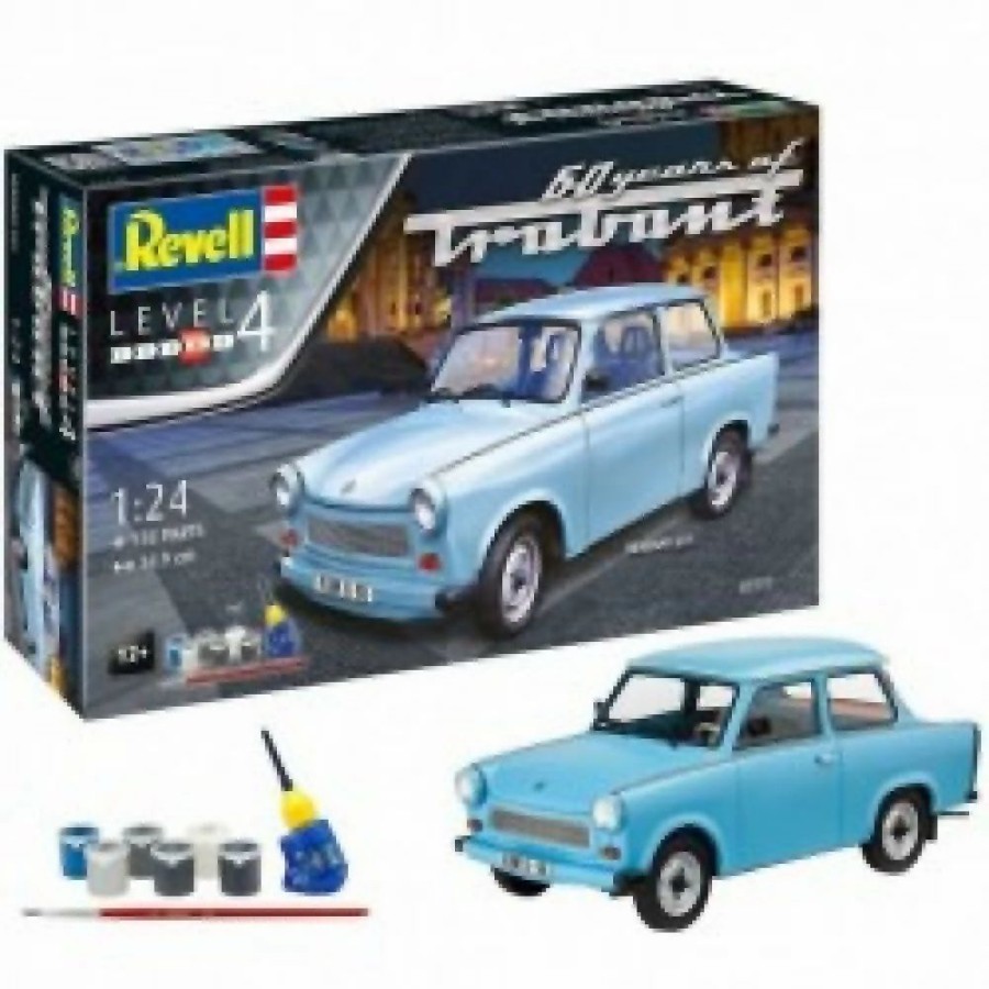 Plastic Civilian Vehicles * | Revell 1/24 Trabant 601S "Builder'S Choice" Plastic Model Kit [67713]