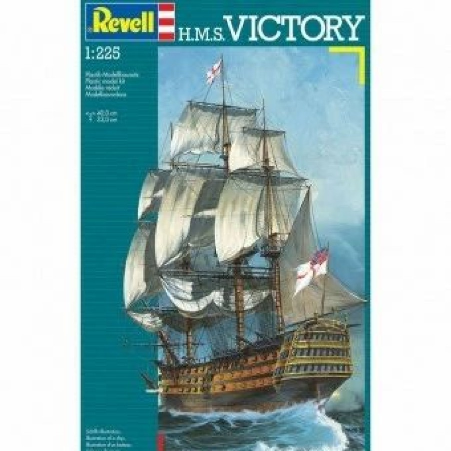 Plastic Ship Models * | Revell 1/225 Hms Victory 05408 Plastic Model Kit