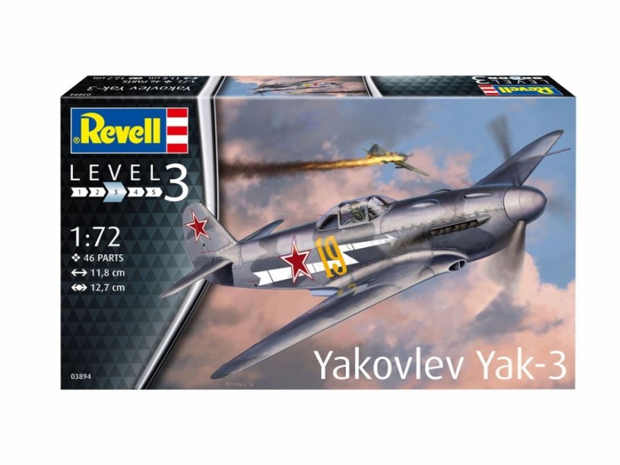 Plastic Aircraft Models * | Revell 1/72 Yakovlev Yak-3 03894 Plastic Model Kit