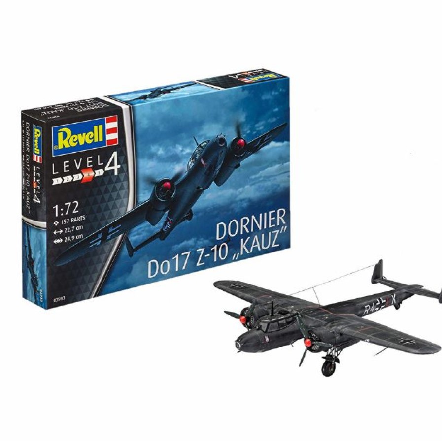 Plastic Aircraft Models * | Revell 1/72 Dornier Do 17Z-10 Kauz 03933 Plastic Model Kit