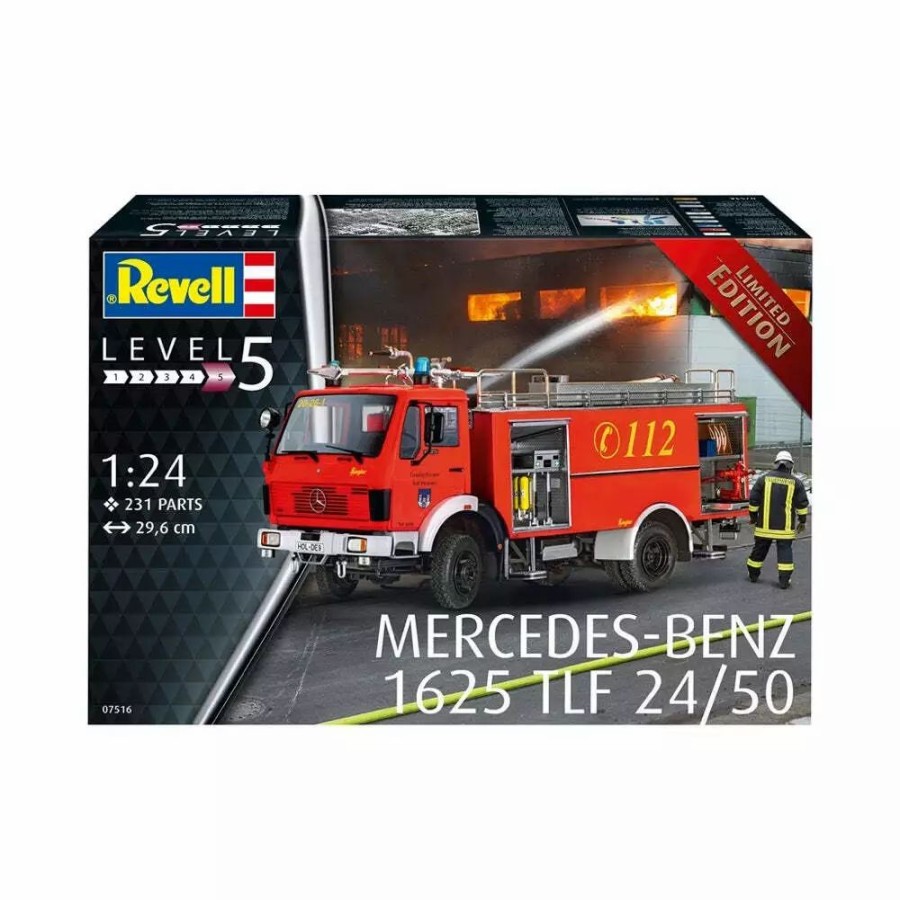 Plastic Civilian Vehicles * | Revell 1/24 Mercedes-Benz 1625 Tlf 24/50 Plastic Model Kit