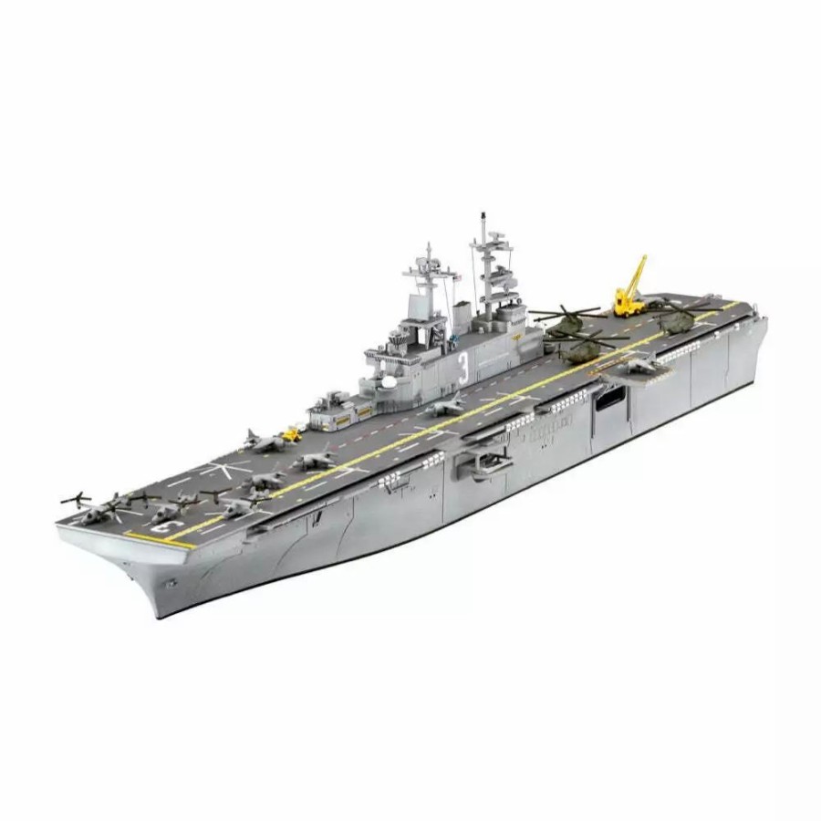 Plastic Ship Models * | Revell 1/700 Assault Carrier Uss Wasp Class Plastic Model Kit