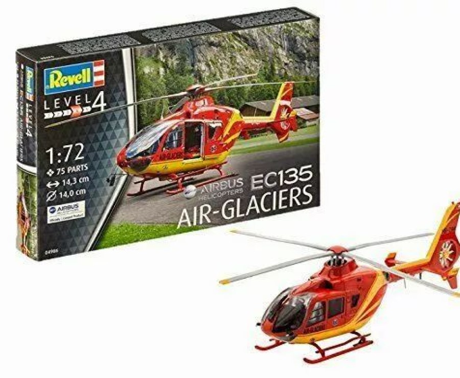 Plastic Aircraft Models * | Revell 1/72 Ec135 Air Glaciers 04986 Plastic Model Kit