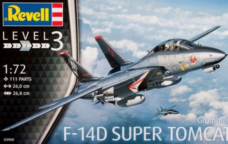 Plastic Aircraft Models * | Revell 1/72 F-14D Super Tomcat 03960 Plastic Model Kit