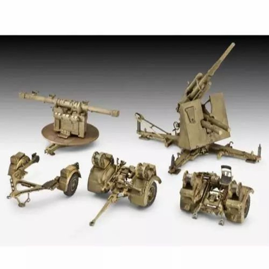 Plastic Military Land Kits * | Revell 1/72 8,8Cm Flak 37 + Sd.Anh.202 03325 Plastic Model Kit