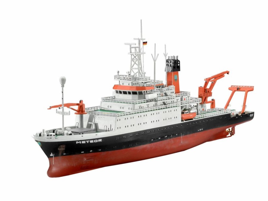 Plastic Ship Models * | Revell 1/300 German Research Vessel Meteor Plastic Model Kit 05218