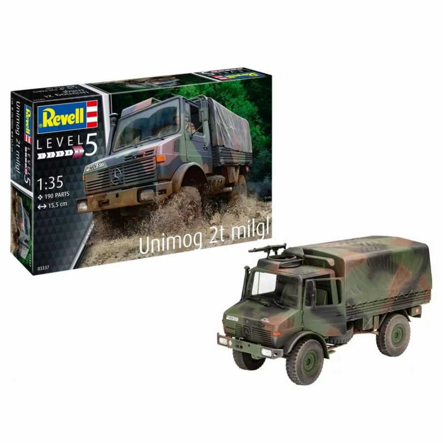 Space, Sci Fi, & Anime Plastic Models * | Revell 1/35 Unimog 2T Milgl Plastic Model Kit