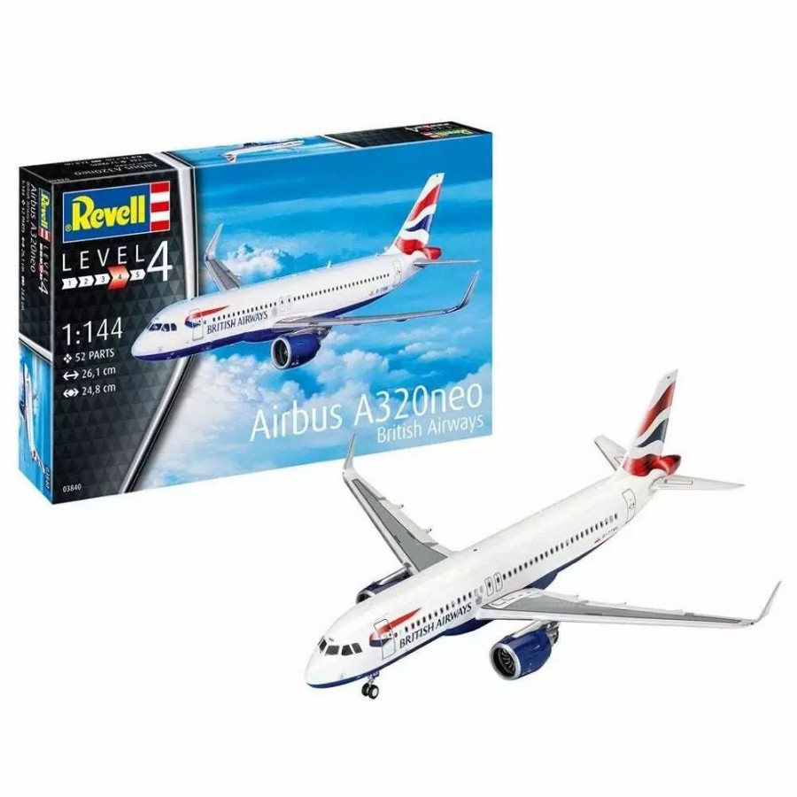 Plastic Aircraft Models * | Revell 1/144 Airbus A320Neo "British Airways" 03840 Plastic Model Kit