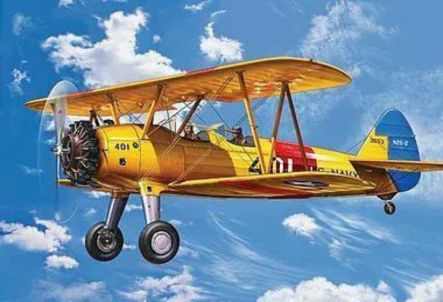 Plastic Aircraft Models * | Revell 1/72 Stearman Kaydet 04676 Plastic Model Kit