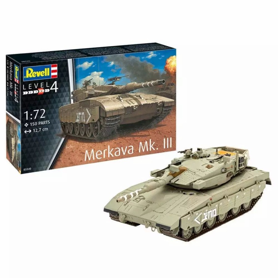 Space, Sci Fi, & Anime Plastic Models * | Revell 1/72 Merkava Mk.Iii Plastic Model Kit