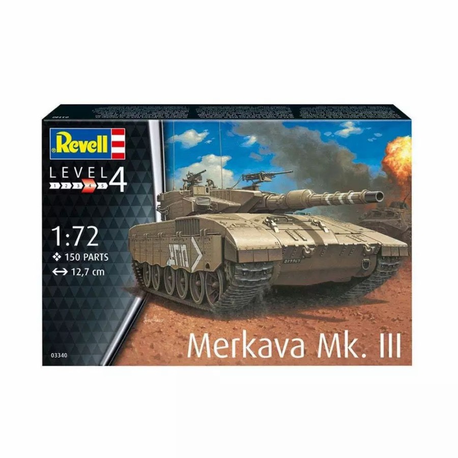 Space, Sci Fi, & Anime Plastic Models * | Revell 1/72 Merkava Mk.Iii Plastic Model Kit