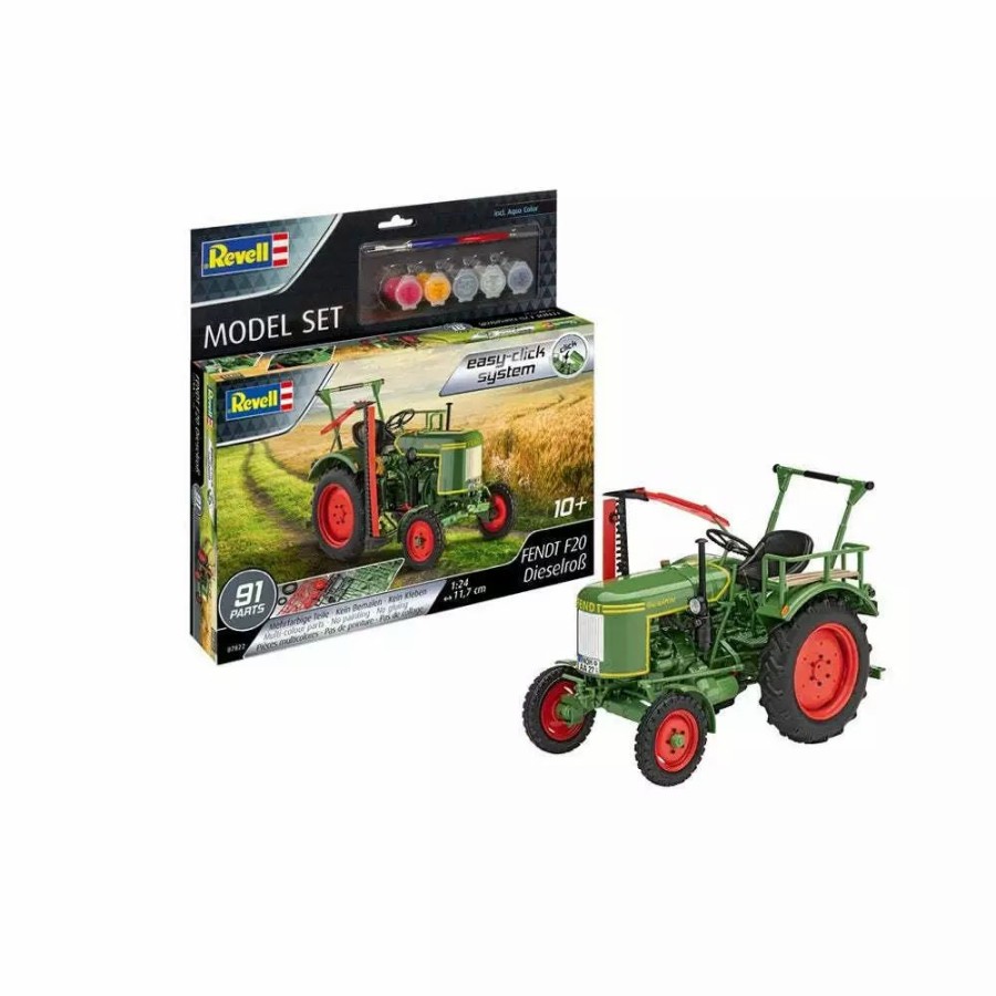 Plastic Civilian Vehicles * | Revell 1/24 Fendt F20 Diesel Traktor Plastic Model Kit