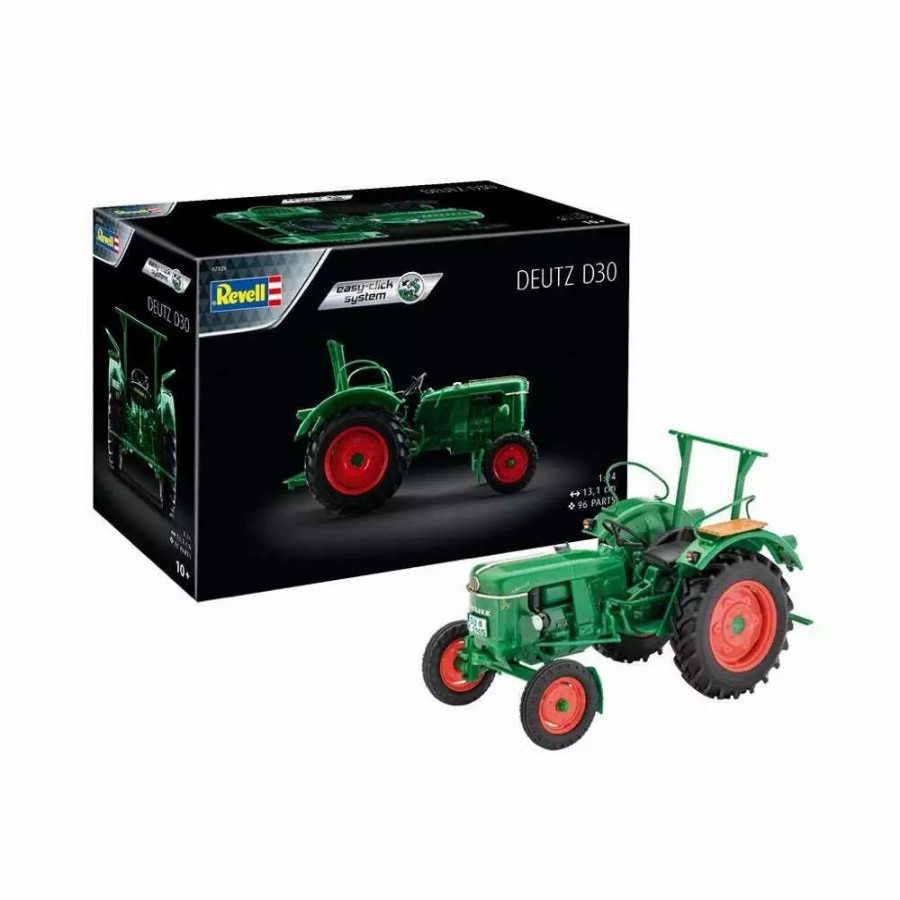 Plastic Civilian Vehicles * | Revell 1/24 Deutz D30 Tractor Plastic Model Kit 07826