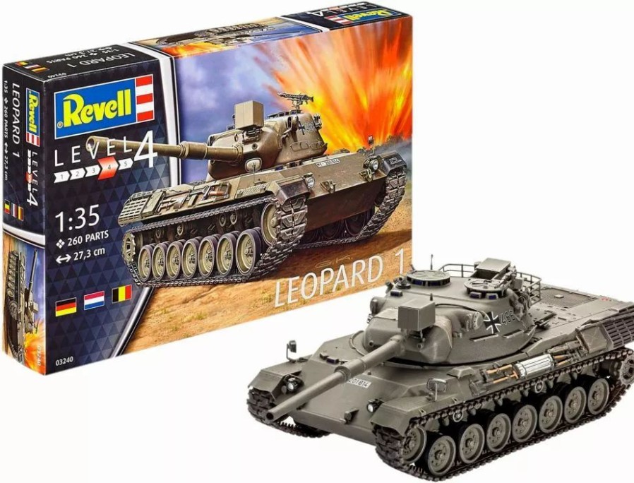 Plastic Military Land Kits * | Revell 1/35 Leopard 1 (2. 4. Production Batch) 03240 Plastic Model Kit