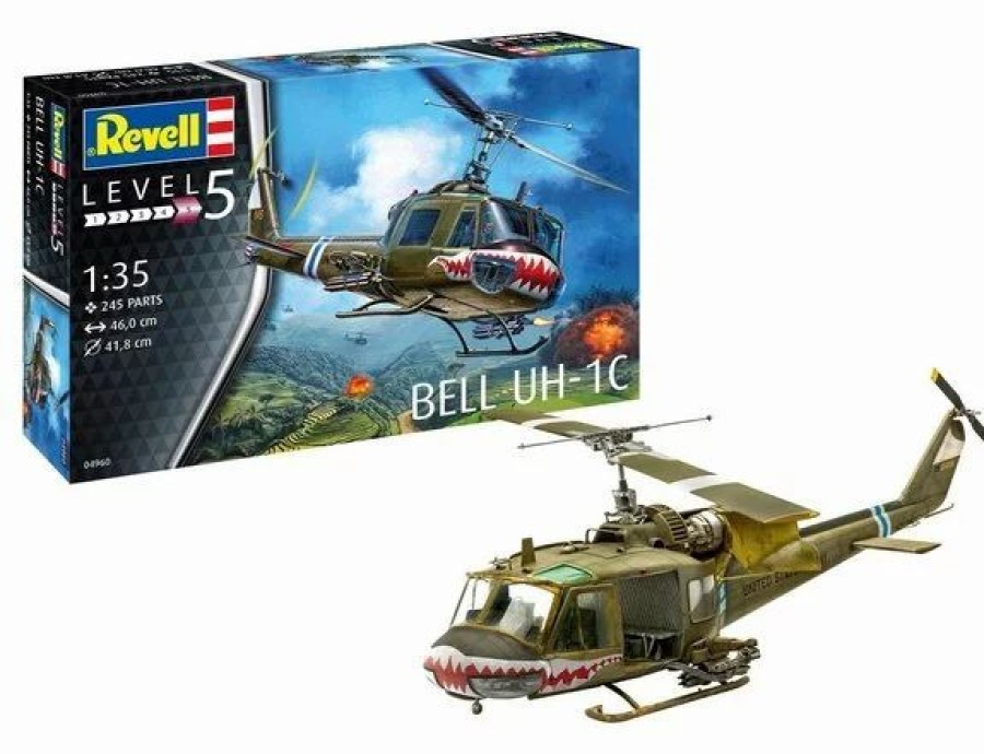 Plastic Aircraft Models * | Revell 1/35 Bell Uh-1C 04960 Plastic Model Kit