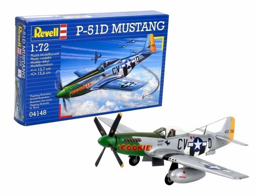 Plastic Aircraft Models * | Revell 1/72 P-51D Mustang 04148 Plastic Model Kit