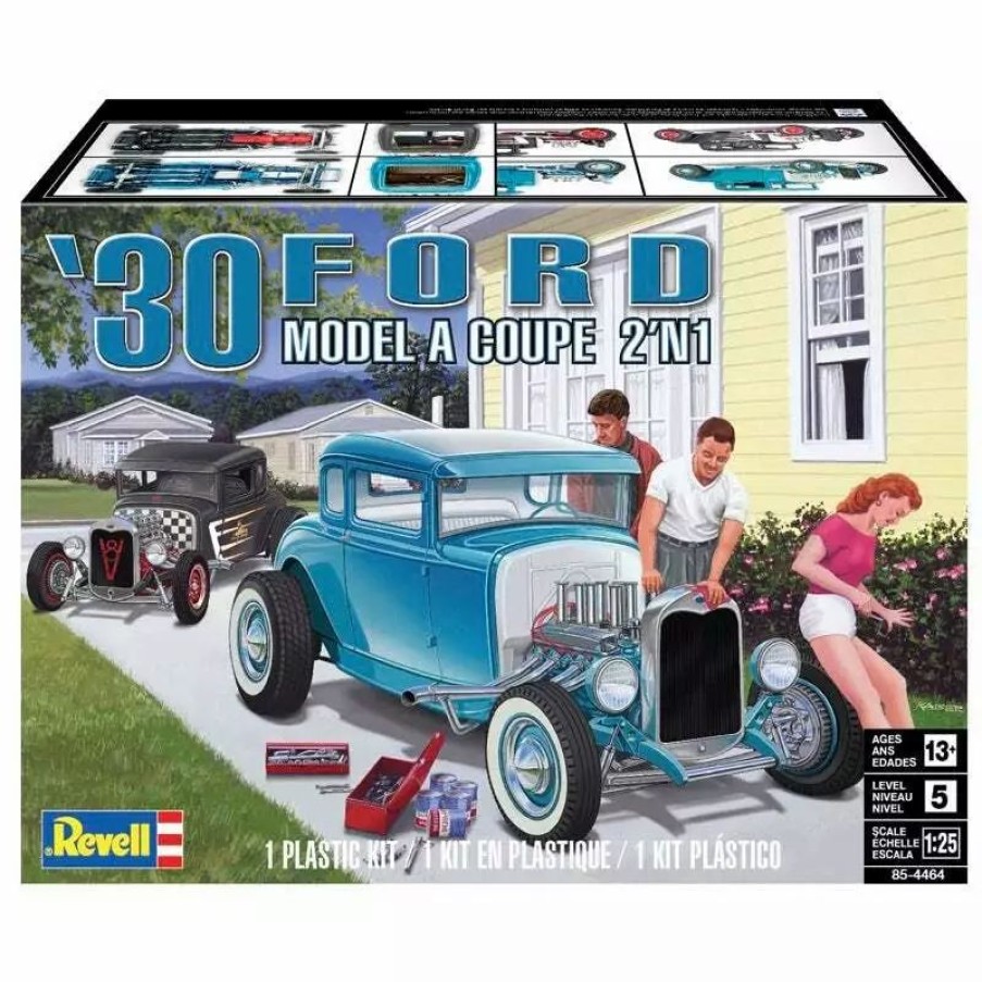 Plastic Civilian Vehicles * | Revell 1/25 1930 Ford Model A Coupe 14464 Plastic Model Kit