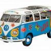 Plastic Civilian Vehicles * | Revell 1/24 Vwt1 Samba Bus Flower Power 07050 Plastic Model Kit