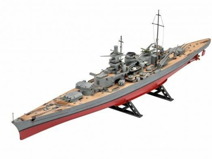 Plastic Ship Models * | Revell 1/570 Scharnhorst 05037 Plastic Model Kit