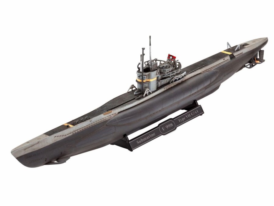 Plastic Ship Models * | Revell 1/350 Model Set German Submarine Type Vii C/41 65154 Plastic Model Kit