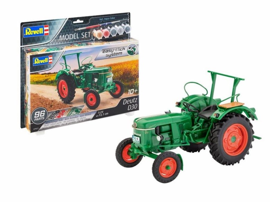 Plastic Civilian Vehicles * | Revell 1/24 Model Set Deutz D30 Tractor 67821 Plastic Model Kit