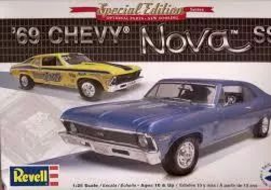 Plastic Civilian Vehicles * | Revell 1/25 '69 Chevy Nova Ss 12098 Plastic Model Kit