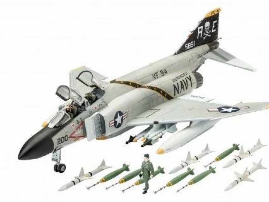 Plastic Aircraft Models * | Revell 1/72 F-4J Phantom Us Navy 03941 Plastic Model Kit