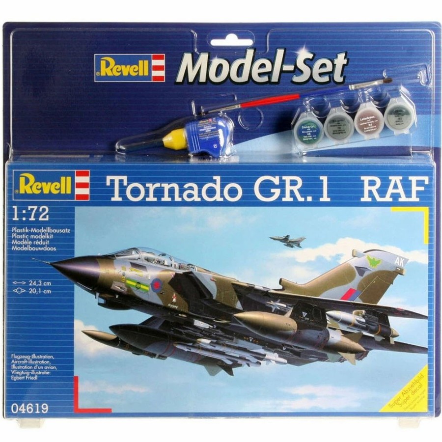 Plastic Aircraft Models * | Revell 1/72 Model Set Tornado Gr. 1 Raf 64619 Plastic Model Kit