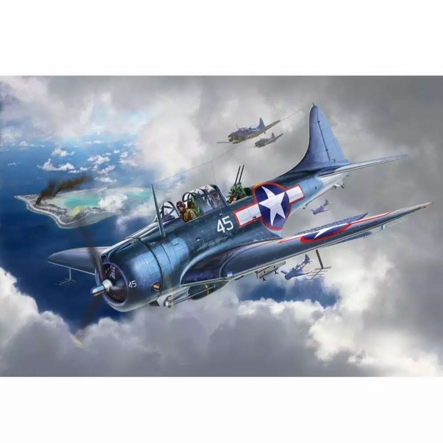 Plastic Aircraft Models * | Revell 1/48 Sbd-5 Dauntless Navyfighter 03869 Plastic Model Kit