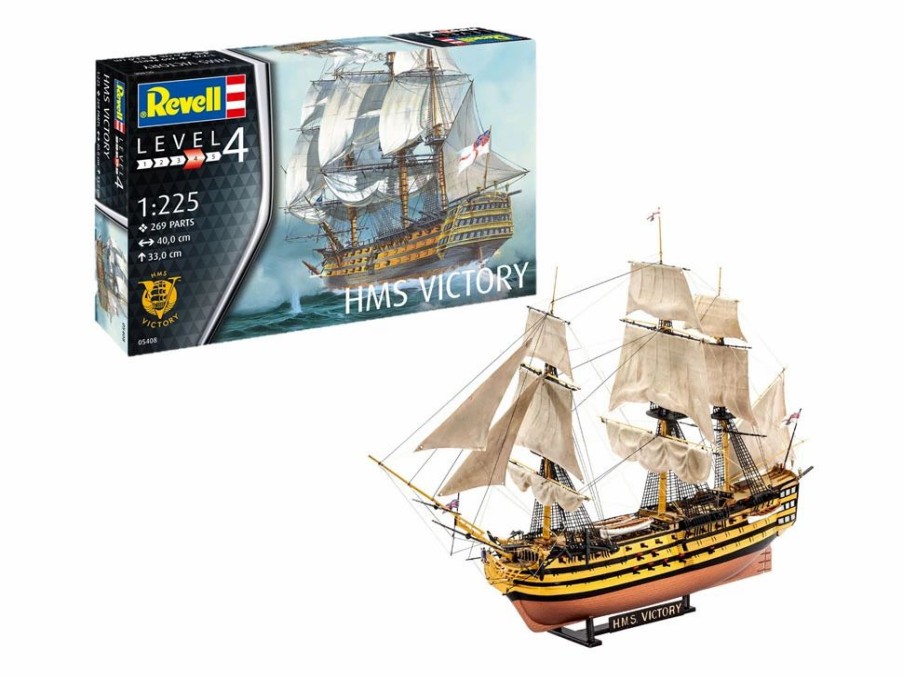 Plastic Ship Models * | Revell 1/225 H.M.S. Victory Scale Model Set