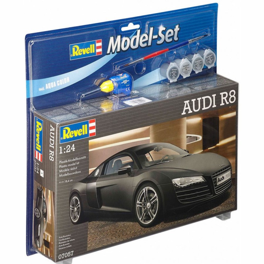 Plastic Civilian Vehicles * | Revell 1/24 Model Set Audi R8 67057 Plastic Model Kit