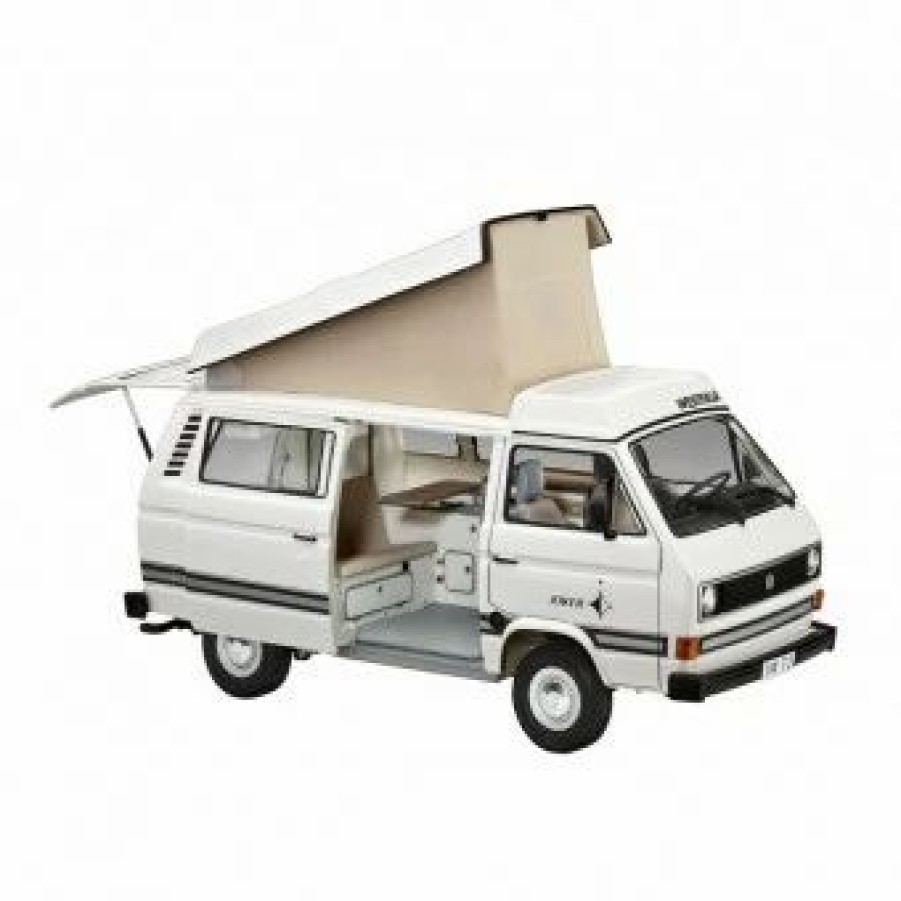 Plastic Civilian Vehicles * | Revell 1/25 Vw T3 Westfalia Joker Transporter Camper 07344 Plastic Model Kit