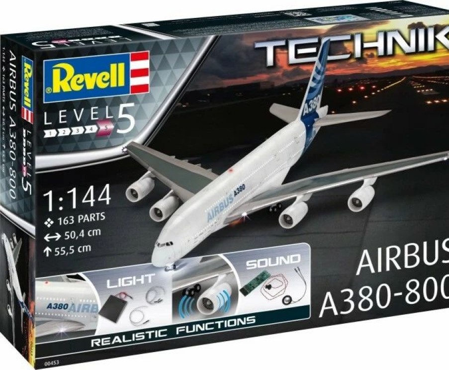 Plastic Aircraft Models * | Revell 1/144 Airbus A380-800 00453 Plastic Model Kit