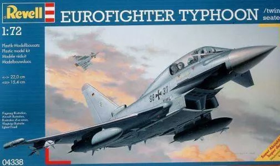 Plastic Aircraft Models * | Revell 1/72 Eurofighter Typhoon Twin Seater 04338 Plastic Model Kit