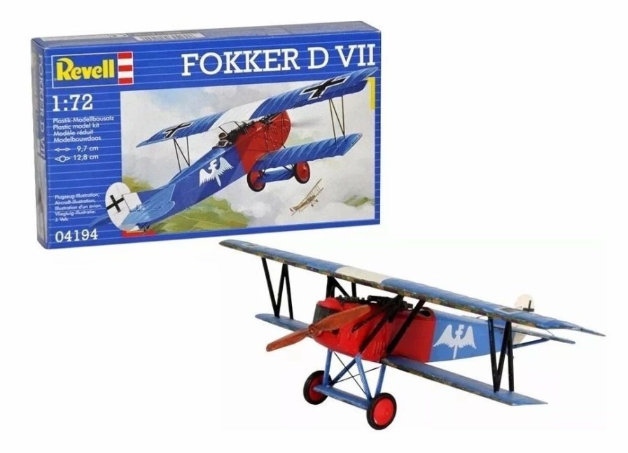 Plastic Aircraft Models * | Revell 1/72 Fokker D.Vii Biplane 04194 Plastic Model Kit