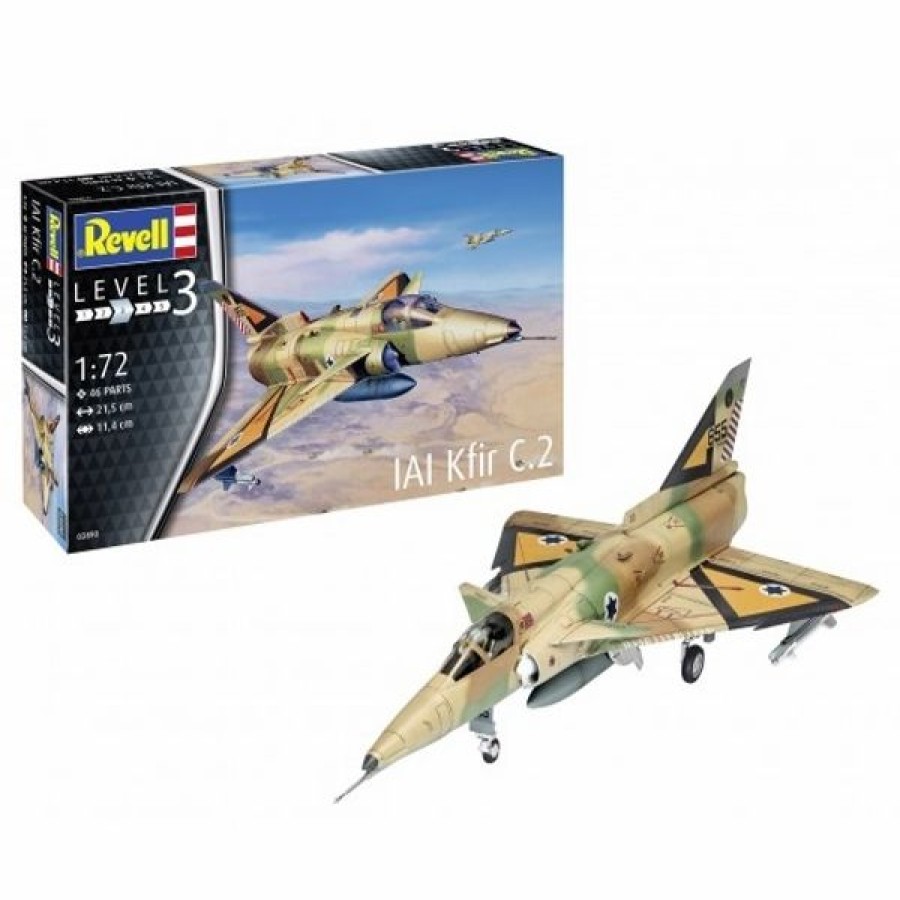 Plastic Aircraft Models * | Revell 1/72 Kfir C-2 03890 Plastic Model Kit