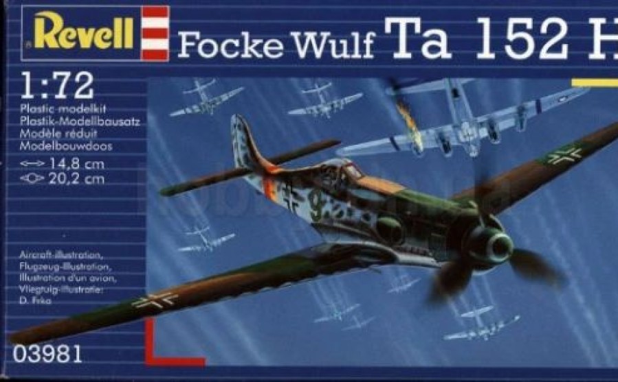 Plastic Aircraft Models * | Revell 1/72 Focke Wulf Ta 152H 03981 Plastic Model Kit