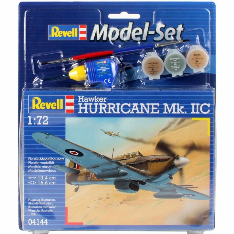 Plastic Aircraft Models * | Revell 1/72 Model Set Hawker Hurricane Mk. Ii 64144 Plastic Model Kit