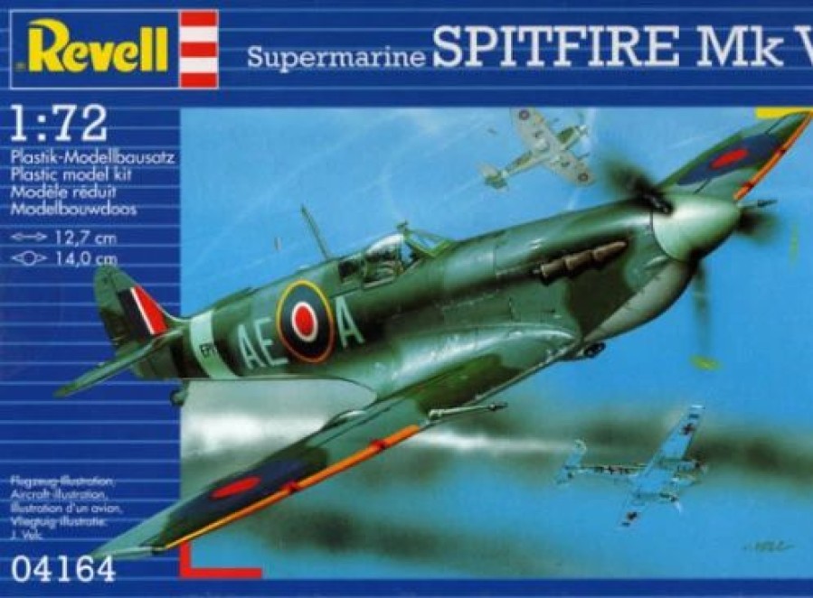 Plastic Aircraft Models * | Revell 1/72 Spitfire Mk. Vb 04164 Plastic Model Kit