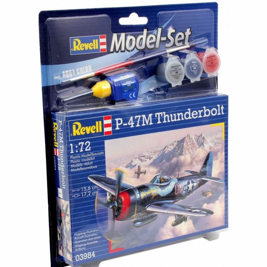 Plastic Aircraft Models * | Revell 1/72 Model Set P-47M Thunderbolt 63984 Plastic Model Kit