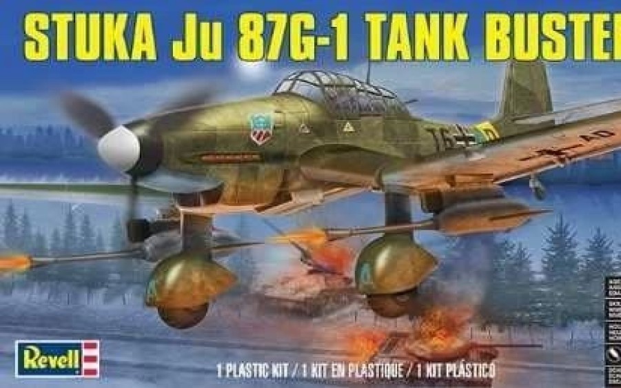 Plastic Aircraft Models * | Revell 1/48 Stuka Ju 87G-1 15270 Plastic Model Kit