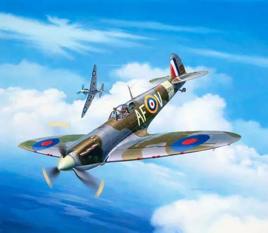 Plastic Aircraft Models * | Revell 1/72 Spitfire Mkiia 03953 Plastic Model Kit