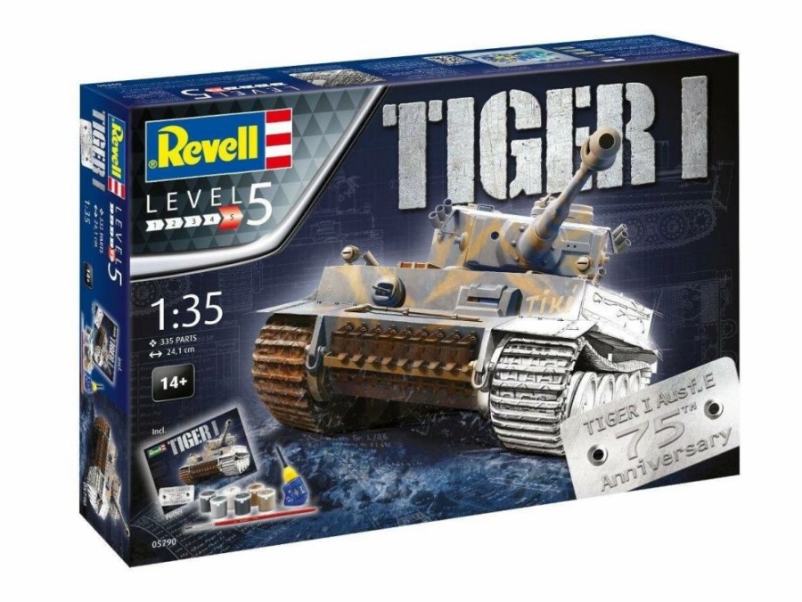 Plastic Military Land Kits * | Revell 1/35 75 Years Tiger I 05790 Plastic Model Kit