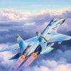 Plastic Aircraft Models * | Revell 1/144 Su-27 Flanker Plastic Model Kit 03948