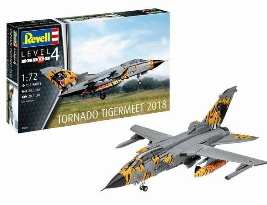 Plastic Aircraft Models * | Revell 1/72 Tornado Ecr "Tigermeet 2018" 03880 Plastic Model Kit