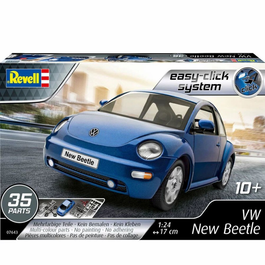 Plastic Civilian Vehicles * | Revell 1/24 Vw New Beetle (Easy Click)