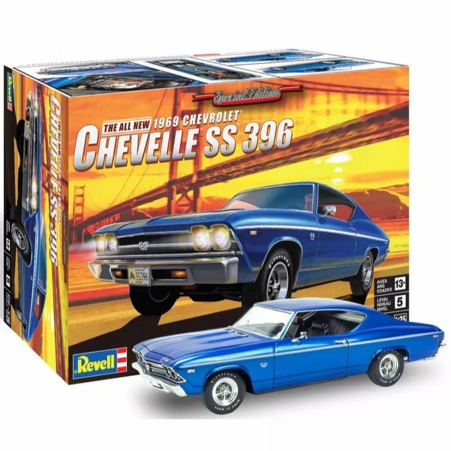 Plastic Civilian Vehicles * | Revell 1/25 '69 Chevelle Ss 396 Plastic Model Kit