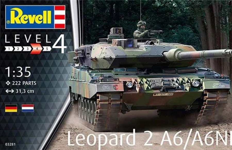 Plastic Military Land Kits * | Revell 1/35 Leopard 2A6/A6Nl 03281 Plastic Model Kit